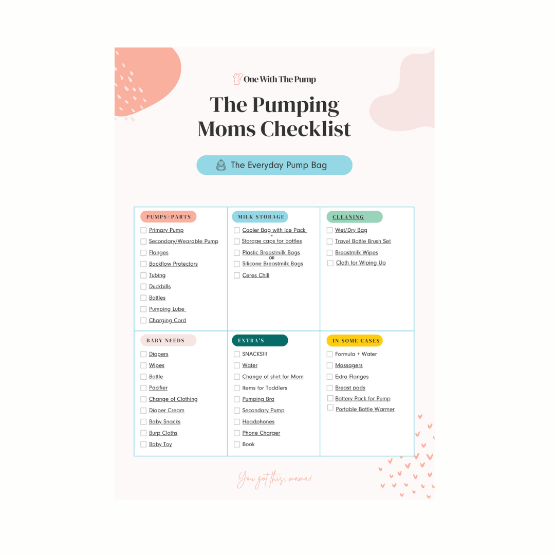 Pumping Checklist